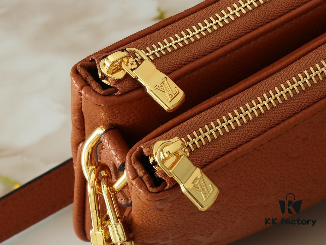 Upgraded Original M83301 M83008 M11916 Monogram Empreinte Leather Liv Pochette with Arm-Carry Design