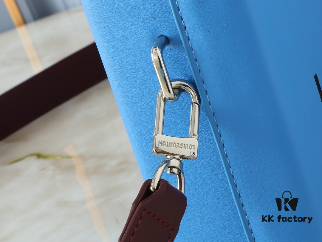 6930581bf09edb6de4c4f69f Upgraded Original M24455 Blue Green Yellow Medium Shopper Handbag