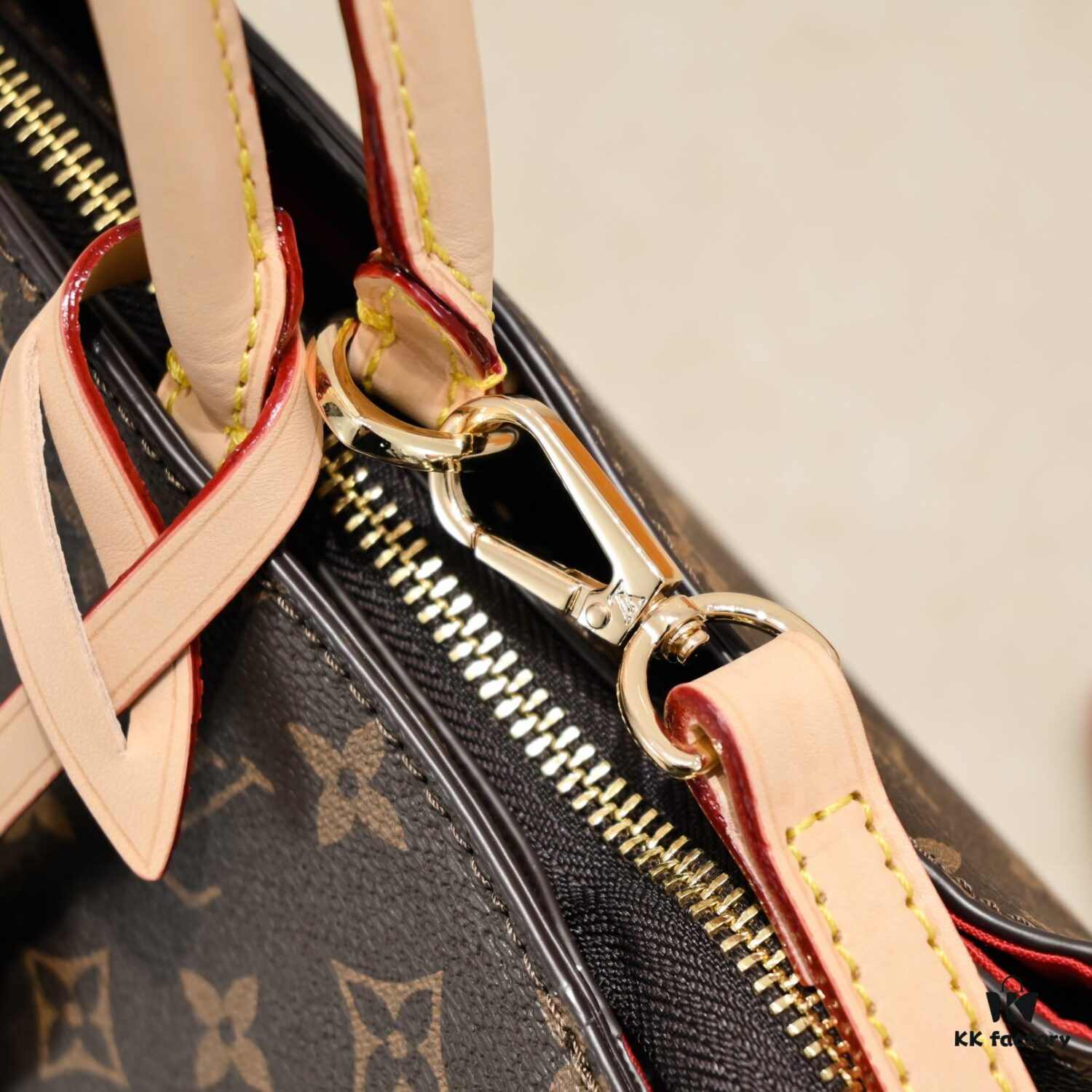 Large 2021 New LV New Grand Palais MM 🎉🎉🎉 Louis Vuitton Double-Sided Yellow Leather Monogram Fashion Shoulder and Top Handle Bag