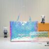 6930586ef09edb6de4c4f726 Exclusive Real Shot - Upgraded Version ‼️ M41177/M40995 Latest Rainbow Shopping Tote (Actual Product Photography)