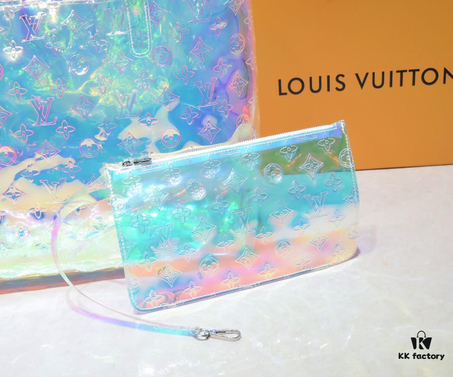 69305873f09edb6de4c4f72d Exclusive Real Shot - Upgraded Version ‼️ M41177/M40995 Latest Rainbow Shopping Tote (Actual Product Photography)