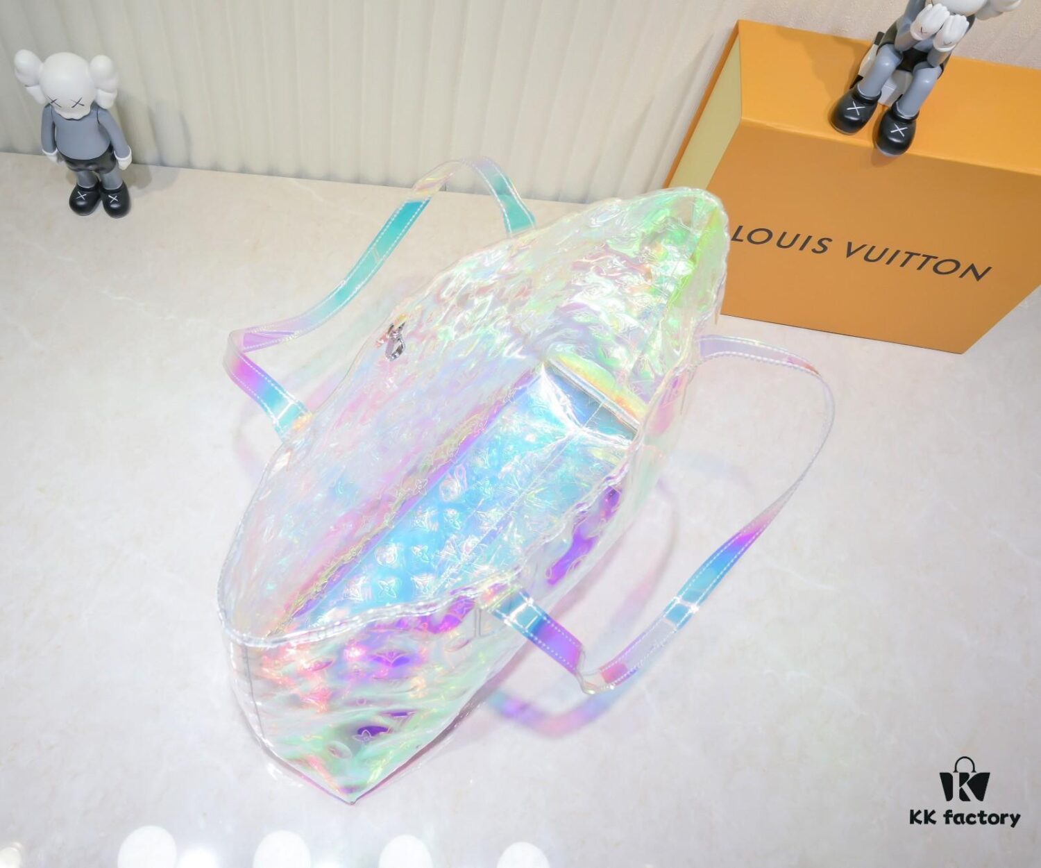 69305873f09edb6de4c4f730 Exclusive Real Shot - Upgraded Version ‼️ M41177/M40995 Latest Rainbow Shopping Tote (Actual Product Photography)