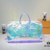 69305878f09edb6de4c4f735 Exclusive Real-shot - Upgraded Version‼️ High-end Quality M53271 41416 KEEPALL 50 Transparent Rainbow Travel Bag (with Shoulder Strap)