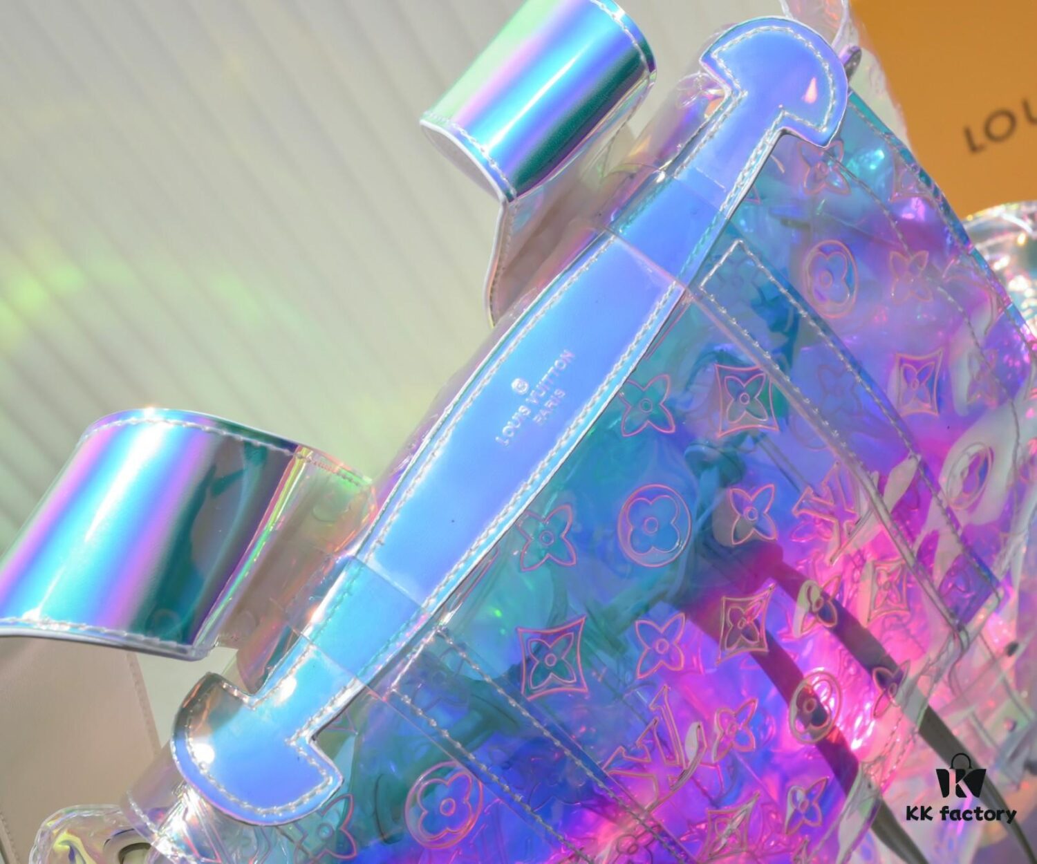 6930587ef09edb6de4c4f740 Exclusive Real-shot - Upgraded Version ‼️ Model M53286 M41379 Transparent Colorful! CHRISTOPHER Oversized Backpack