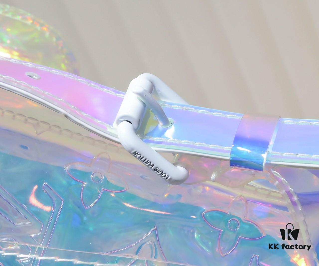 6930587ef09edb6de4c4f741 Exclusive Real-shot - Upgraded Version ‼️ Model M53286 M41379 Transparent Colorful! CHRISTOPHER Oversized Backpack