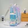 6930587ef09edb6de4c4f742 Exclusive Real-shot - Upgraded Version ‼️ Model M53286 M41379 Transparent Colorful! CHRISTOPHER Oversized Backpack