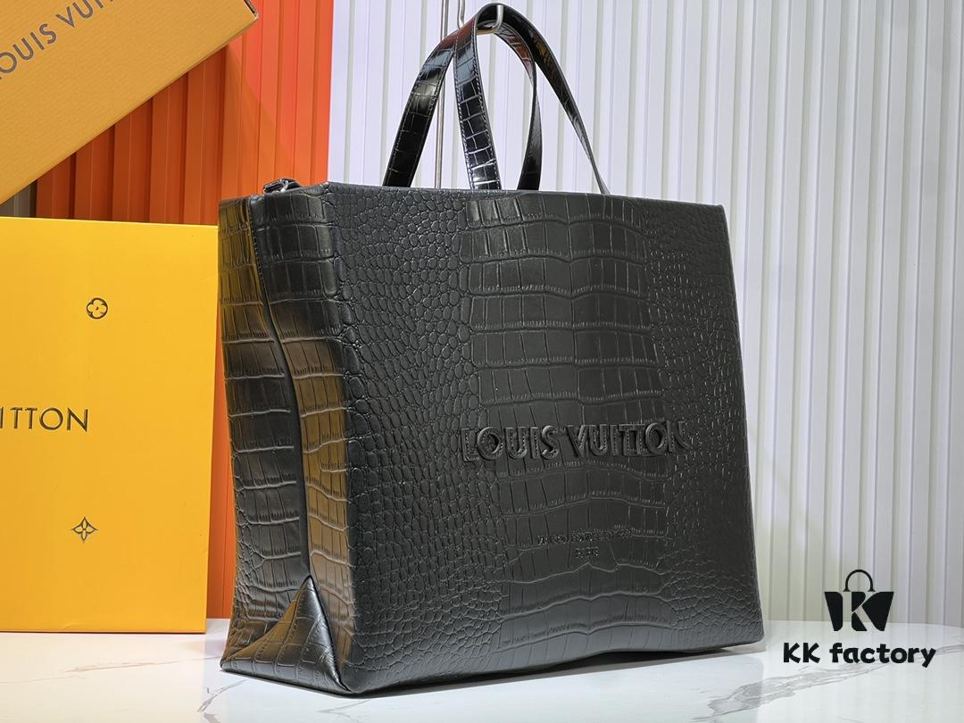 6930587ef09edb6de4c4f745 M24457 This Shopper Medium Bag Draws Inspiration from Louis Vuitton's Shopping Tote