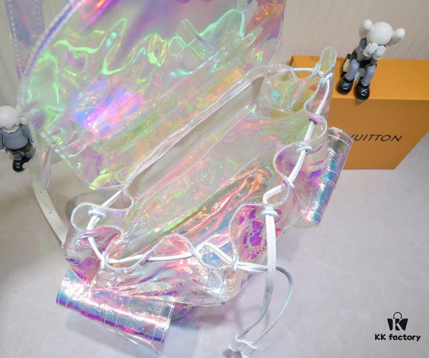 6930587ff09edb6de4c4f747 Exclusive Real-shot - Upgraded Version ‼️ Model M53286 M41379 Transparent Colorful! CHRISTOPHER Oversized Backpack