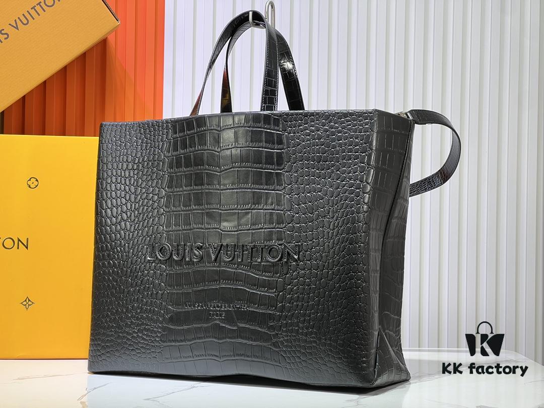 6930587ff09edb6de4c4f748 M24457 This Shopper Medium Bag Draws Inspiration from Louis Vuitton's Shopping Tote
