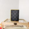 Top Quality Original 💎 [Real Photo, Personal Background] N63144 Black & Yellow, Louis Vuitton Epi Leather and Damier Graphite Coated Canvas Pocket Wallet