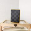 Top Quality Original 💎 [Real Photo, Personal Background] N63144 Black & Yellow, Louis Vuitton Epi Leather and Damier Graphite Coated Canvas Pocket Wallet