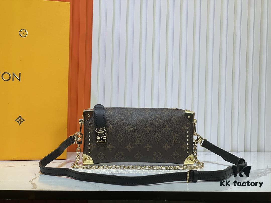 693058baf09edb6de4c4f7b2 Exclusive Real Shot M20250 Monogram Slim Trunk Bag
