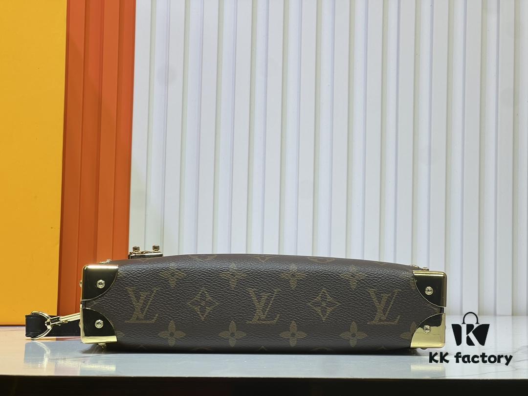 693058bef09edb6de4c4f7b7 Exclusive Real Shot M20250 Monogram Slim Trunk Bag