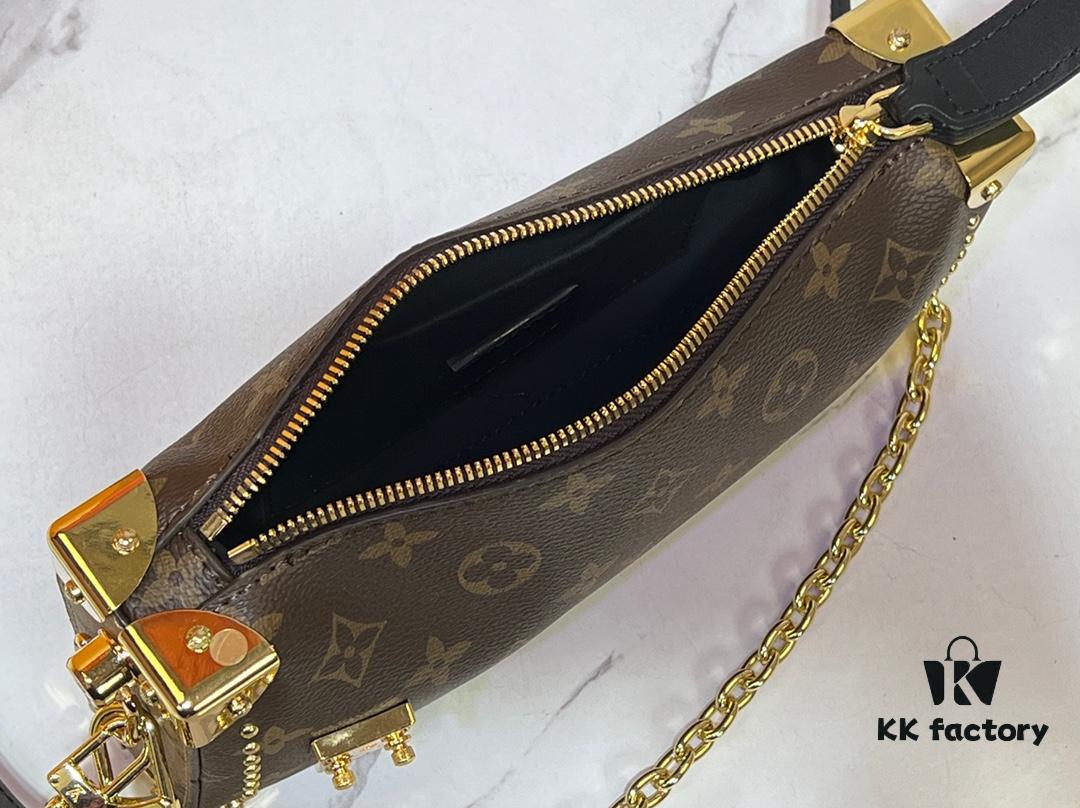 693058bef09edb6de4c4f7b8 Exclusive Real Shot M20250 Monogram Slim Trunk Bag