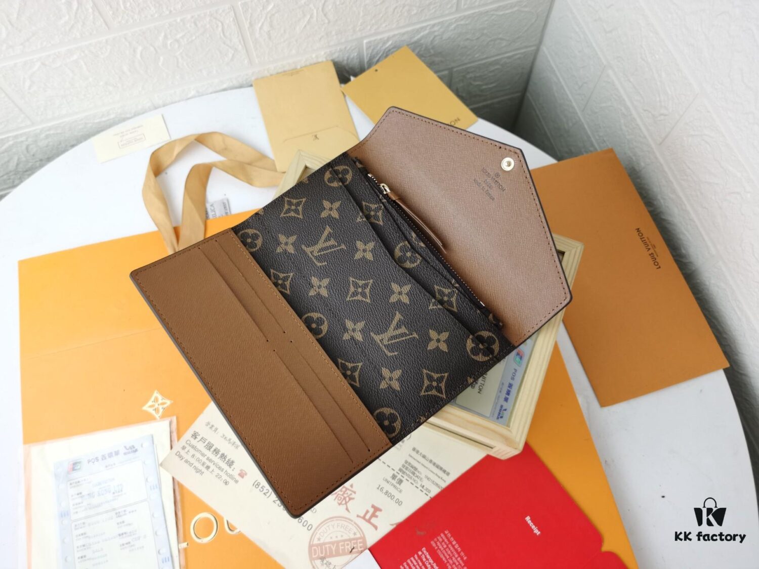693058f4f09edb6de4c4f809 Top Quality Original 💎【Real Photo, Personal Background】Josephine Wallet Inspired by Louis Vuitton's First Wallet Design