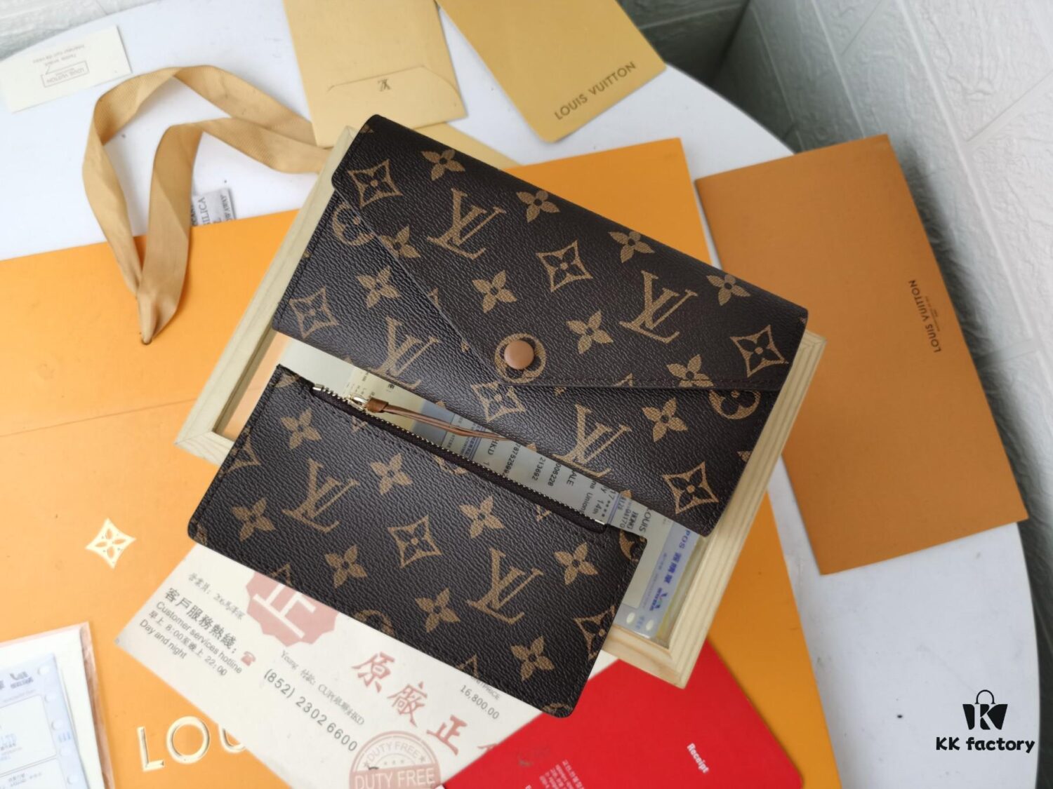 693058f7f09edb6de4c4f80c Top Quality Original 💎【Real Photo, Personal Background】Josephine Wallet Inspired by Louis Vuitton's First Wallet Design