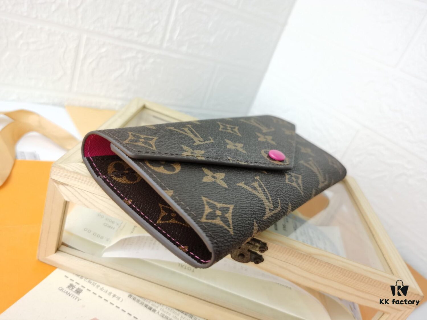 Top Quality Original 💎 [Real Photo, Personal Background] Josephine Wallet Inspired by Louis Vuitton's First Wallet Design