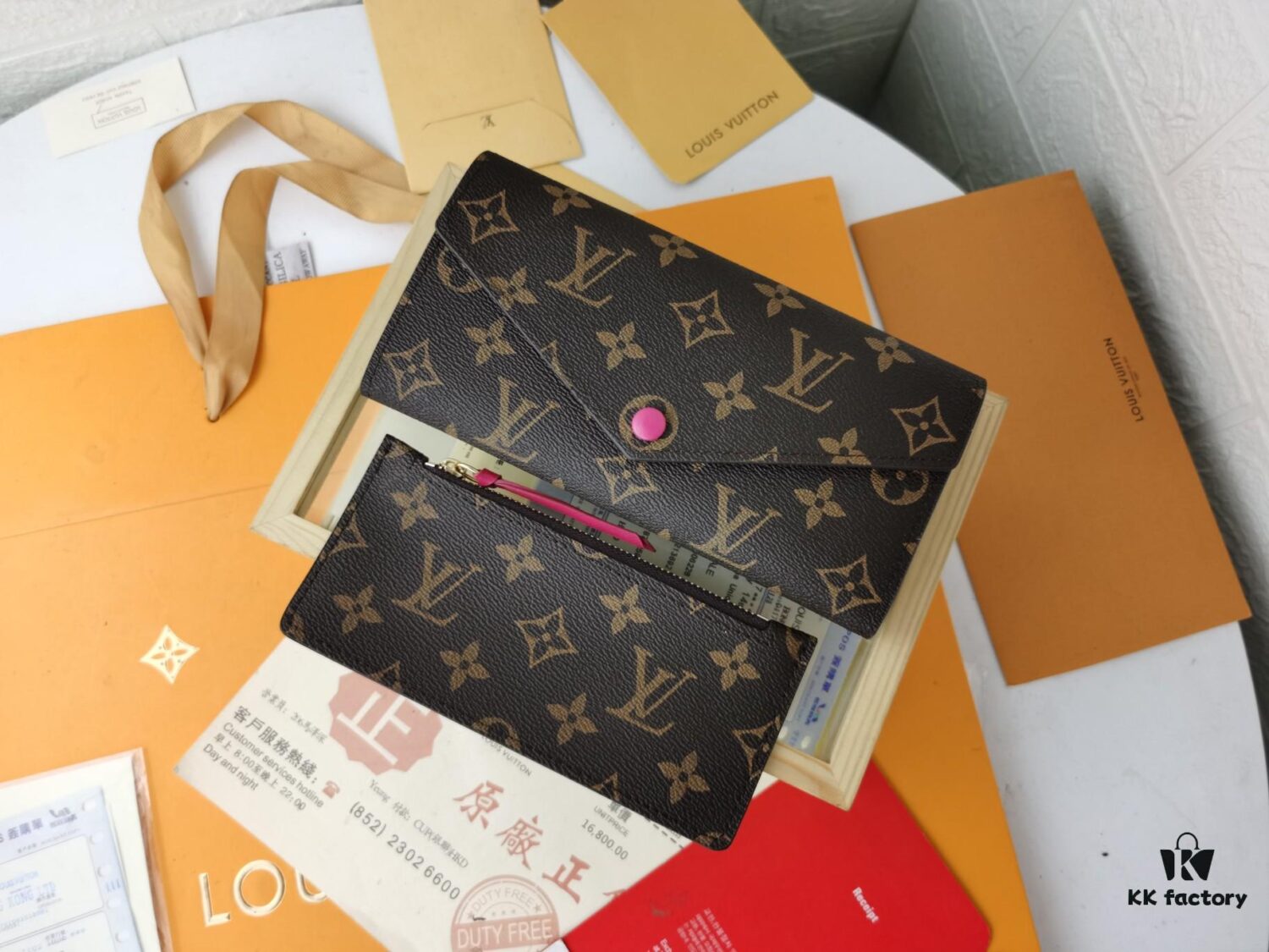 Top Quality Original 💎 [Real Photo, Personal Background] Josephine Wallet Inspired by Louis Vuitton's First Wallet Design