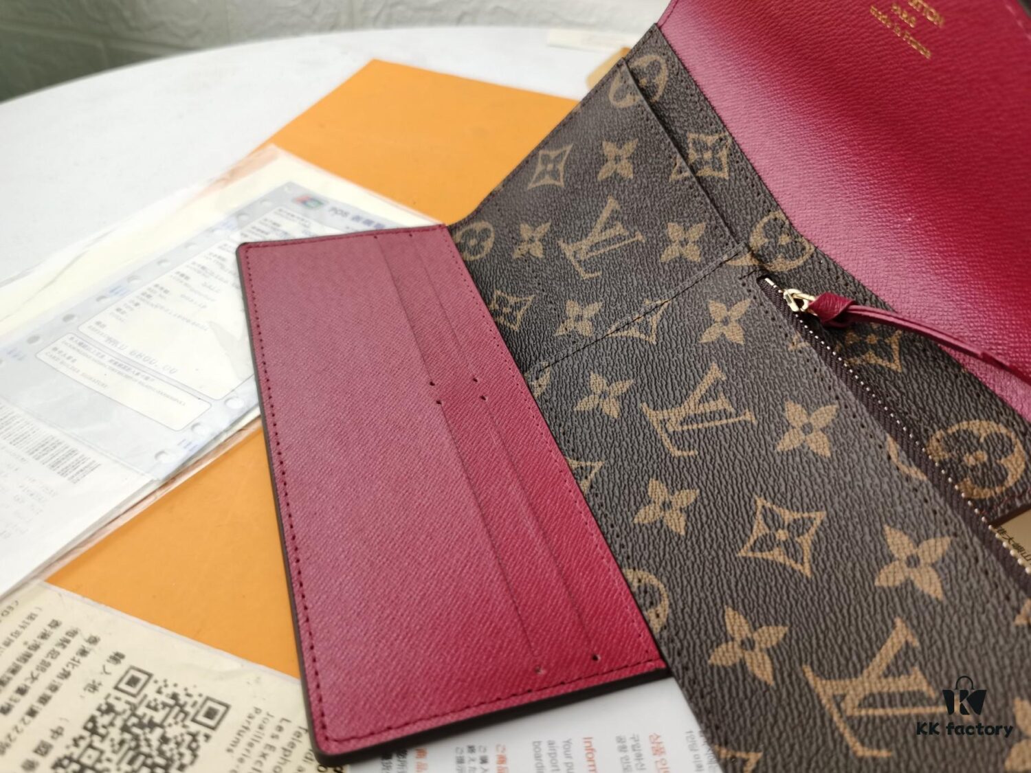Top Original 💎 [Real Photo, Own Background] Josephine Wallet Inspired by Louis Vuitton's First Wallet Design