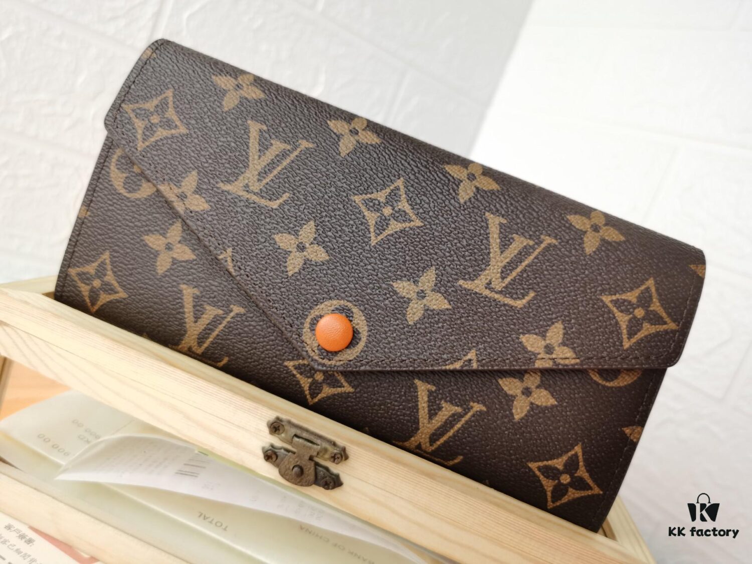 Top Quality Original 💎 [Real Photo, Personal Background] Josephine Wallet Inspired by Louis Vuitton's First Wallet Design