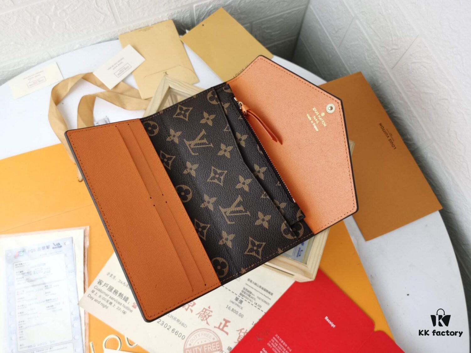 Top Quality Original 💎 [Real Photo, Personal Background] Josephine Wallet Inspired by Louis Vuitton's First Wallet Design