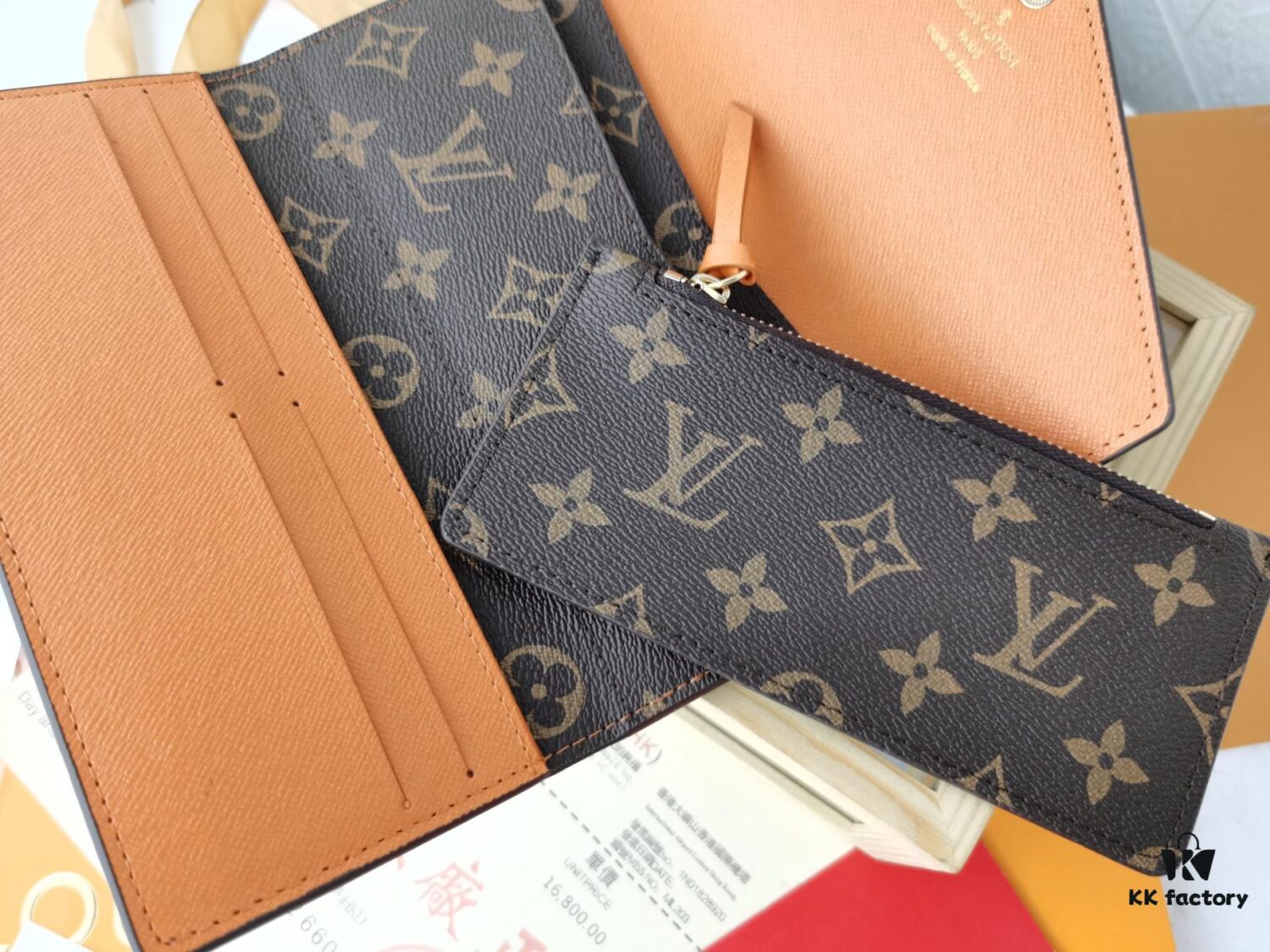 Top Quality Original 💎 [Real Photo, Personal Background] Josephine Wallet Inspired by Louis Vuitton's First Wallet Design
