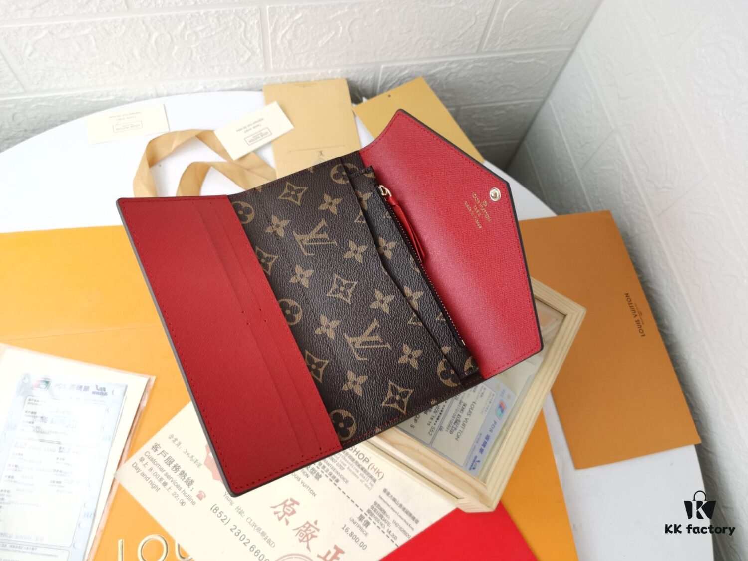 Top Quality Original 💎 [Item Photographed with Personal Background] Josephine Wallet Inspired by Louis Vuitton's First Wallet Design
