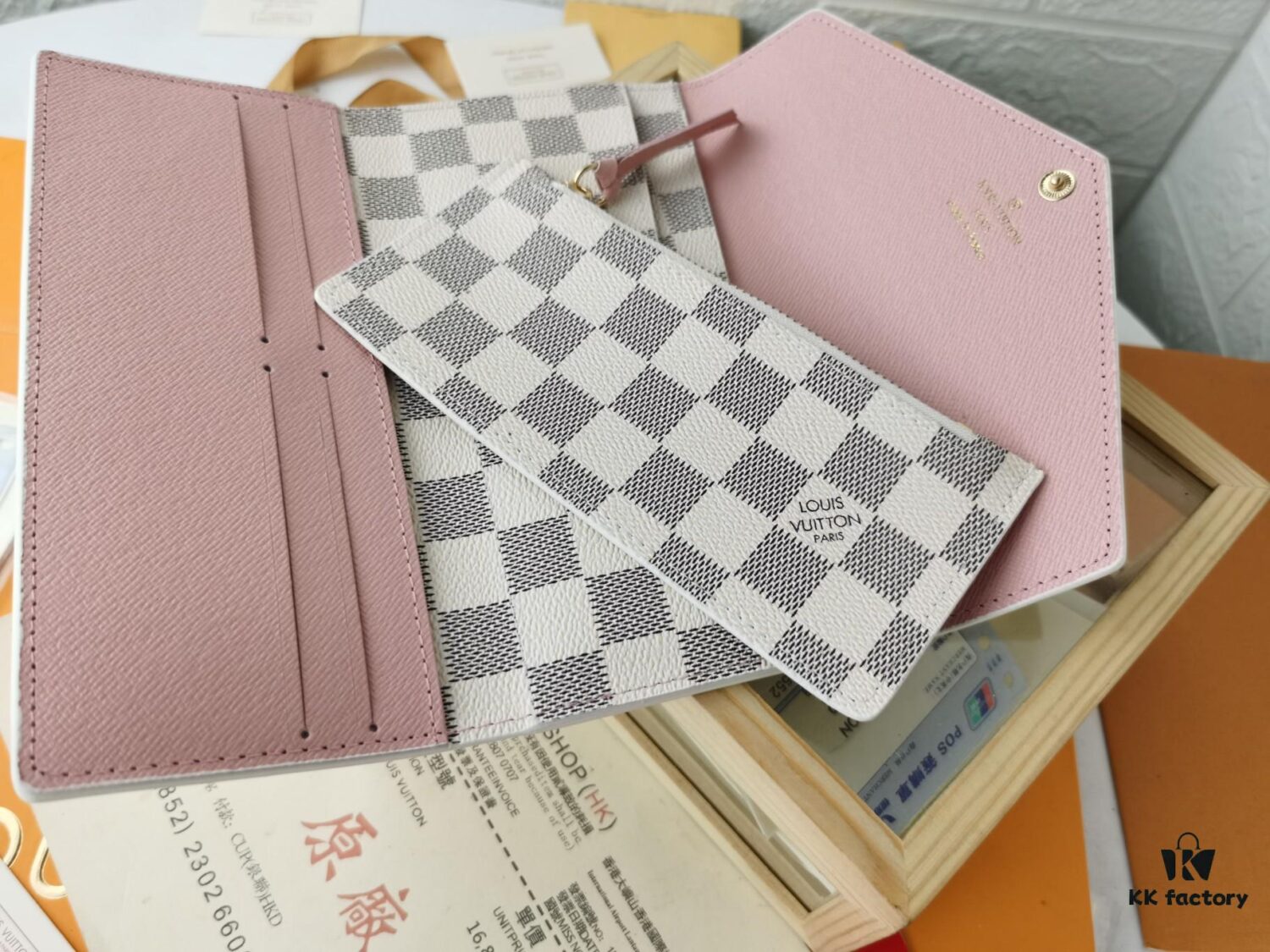 Top Quality Original 💎 [Real Photo, Personal Background] Josephine Wallet Inspired by Louis Vuitton's First Wallet Design