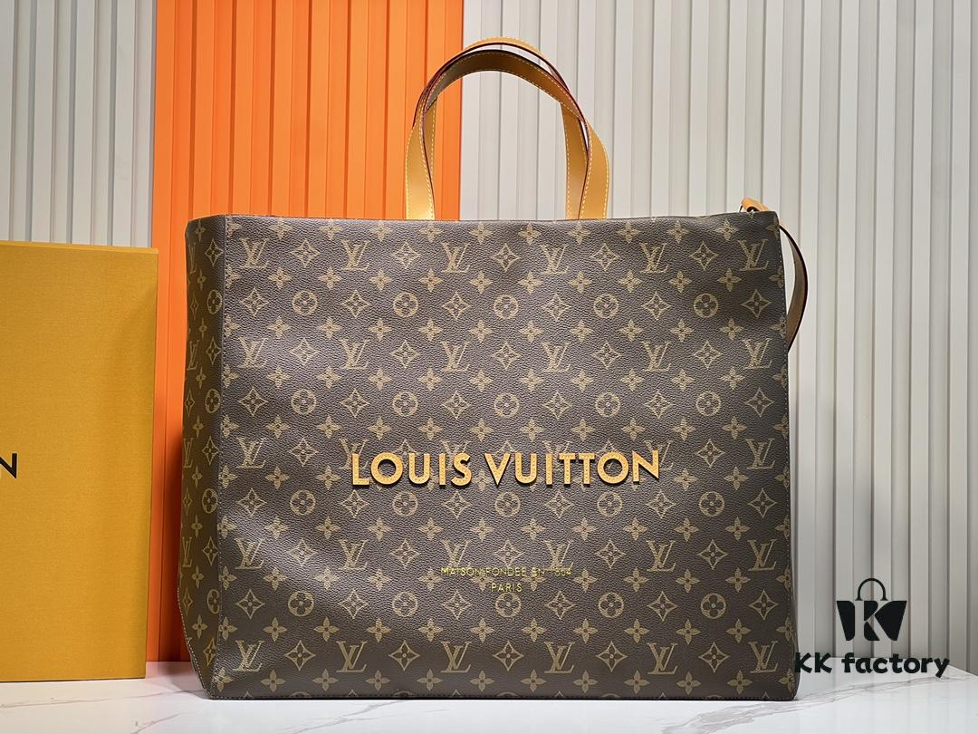 6930594df09edb6de4c4f88c M24457 M24475 This Medium Shopper Handbag Draws Inspiration from Louis Vuitton's Shopping Bag, Featuring Soft Cowhide Leather Embossed with 'Louis Vuitton' and 'Maison Fondée En 1854', Top Handles, and Removable Shoulder Strap. Dimensions: 40x32x16cm