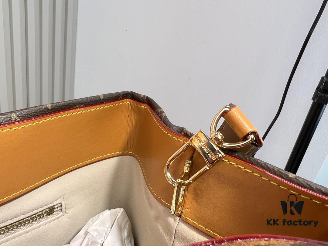 6930594ff09edb6de4c4f88f M24457 M24475 This Medium Shopper Handbag Draws Inspiration from Louis Vuitton's Shopping Bag, Featuring Soft Cowhide Leather Embossed with 'Louis Vuitton' and 'Maison Fondée En 1854', Top Handles, and Removable Shoulder Strap. Dimensions: 40x32x16cm