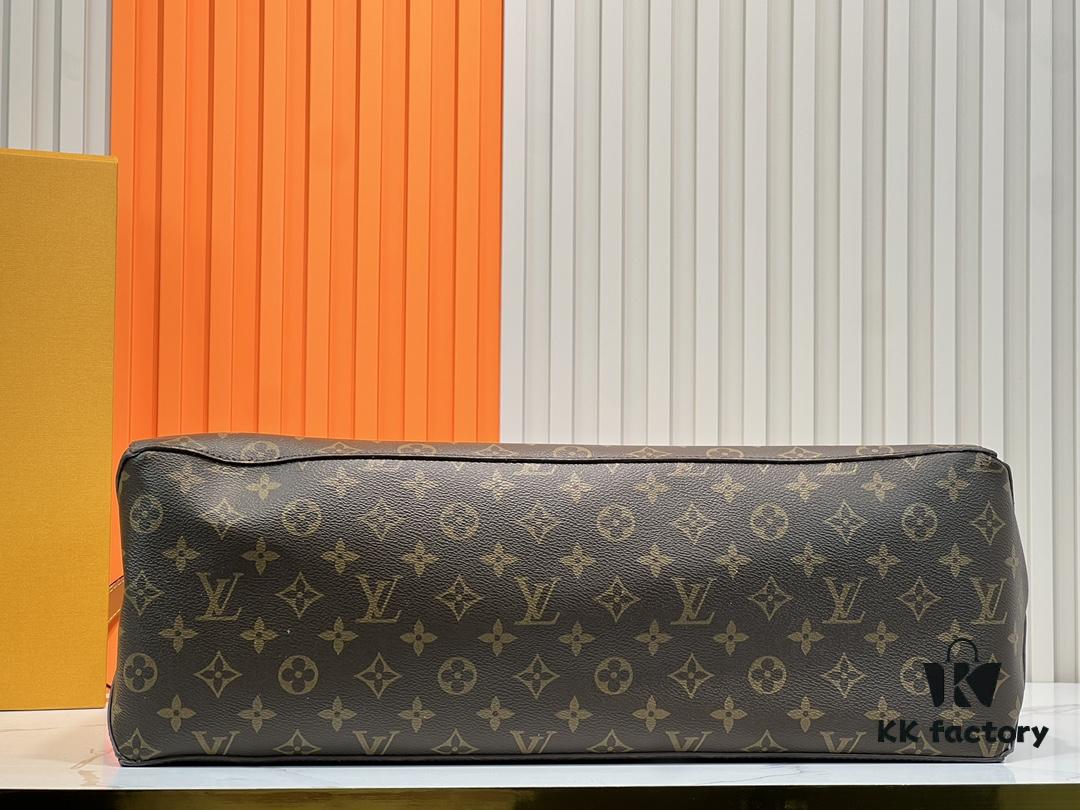 69305950f09edb6de4c4f891 M24457 M24475 This Medium Shopper Handbag Draws Inspiration from Louis Vuitton's Shopping Bag, Featuring Soft Cowhide Leather Embossed with 'Louis Vuitton' and 'Maison Fondée En 1854', Top Handles, and Removable Shoulder Strap. Dimensions: 40x32x16cm