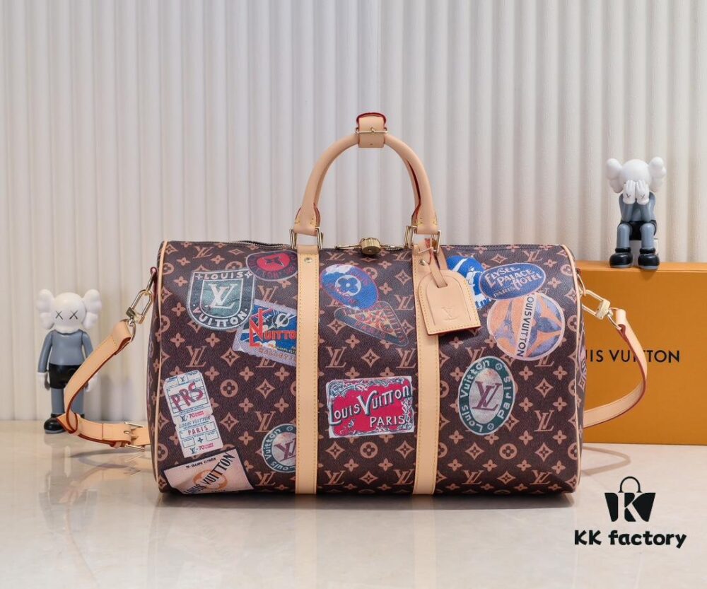 69305977f09edb6de4c4f8d2 Color-changing Yellow Keepall Bandoulière 45 Travel Bag M24960 M41416