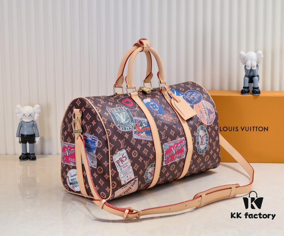 6930597bf09edb6de4c4f8d8 Color-changing Yellow Keepall Bandoulière 45 Travel Bag M24960 M41416