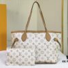 69305993f09edb6de4c4f8fe M40995 M40994 White Flower Parent-Child Bag Classic Shopping Bag Louis Vuitton New Neverfull