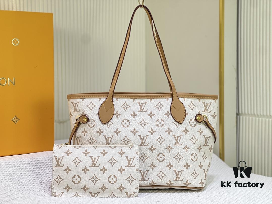69305993f09edb6de4c4f8fe M40995 M40994 White Flower Parent-Child Bag Classic Shopping Bag Louis Vuitton New Neverfull