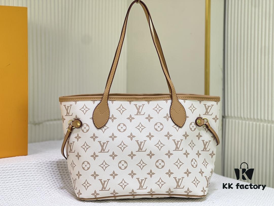 69305994f09edb6de4c4f901 M40995 M40994 White Flower Parent-Child Bag Classic Shopping Bag Louis Vuitton New Neverfull