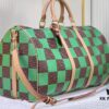 69305998f09edb6de4c4f907 M41416 Keepall Bandoulière 50cm Travel Bag in Taurillon Monogram Zhx Leather