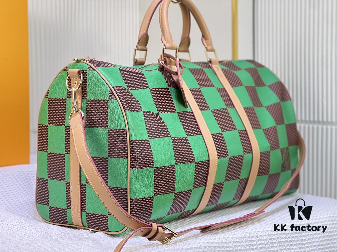 69305998f09edb6de4c4f907 M41416 Keepall Bandoulière 50cm Travel Bag in Taurillon Monogram Zhx Leather
