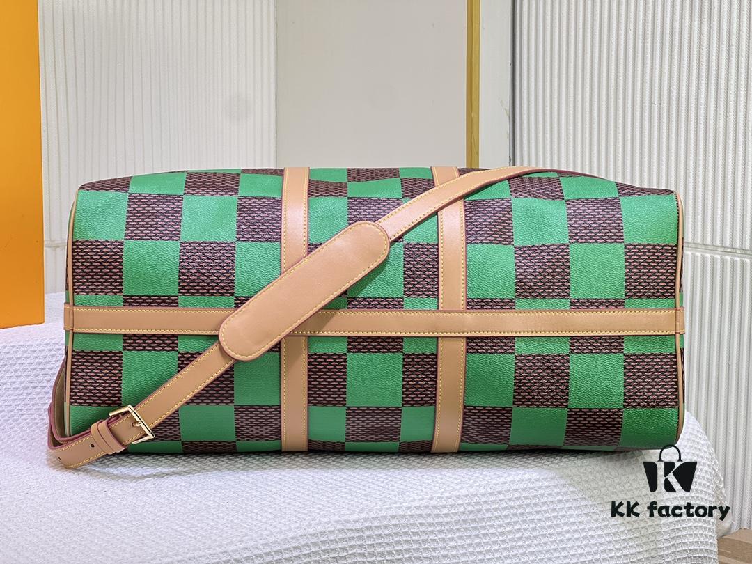 69305999f09edb6de4c4f909 M41416 Keepall Bandoulière 50cm Travel Bag in Taurillon Monogram Zhx Leather