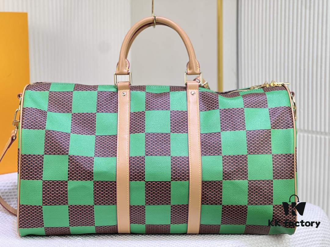 6930599ef09edb6de4c4f910 M41416 Keepall Bandoulière 50cm Travel Bag in Taurillon Monogram Zhx Leather