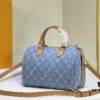 693059dcf09edb6de4c4f977 LV SPEEDY 25 Handbag in Light Blue Denim M11213 M40391 M40392