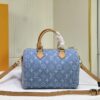 693059ddf09edb6de4c4f978 LV SPEEDY 25 Handbag in Light Blue Denim M11213 M40391 M40392