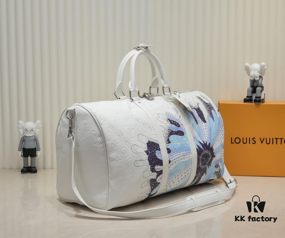 693059e6f09edb6de4c4f985 Exclusive Real Shot - Upgraded Version ‼️ M41416 M21678 LV X YK Keepall 50 Travel Bag