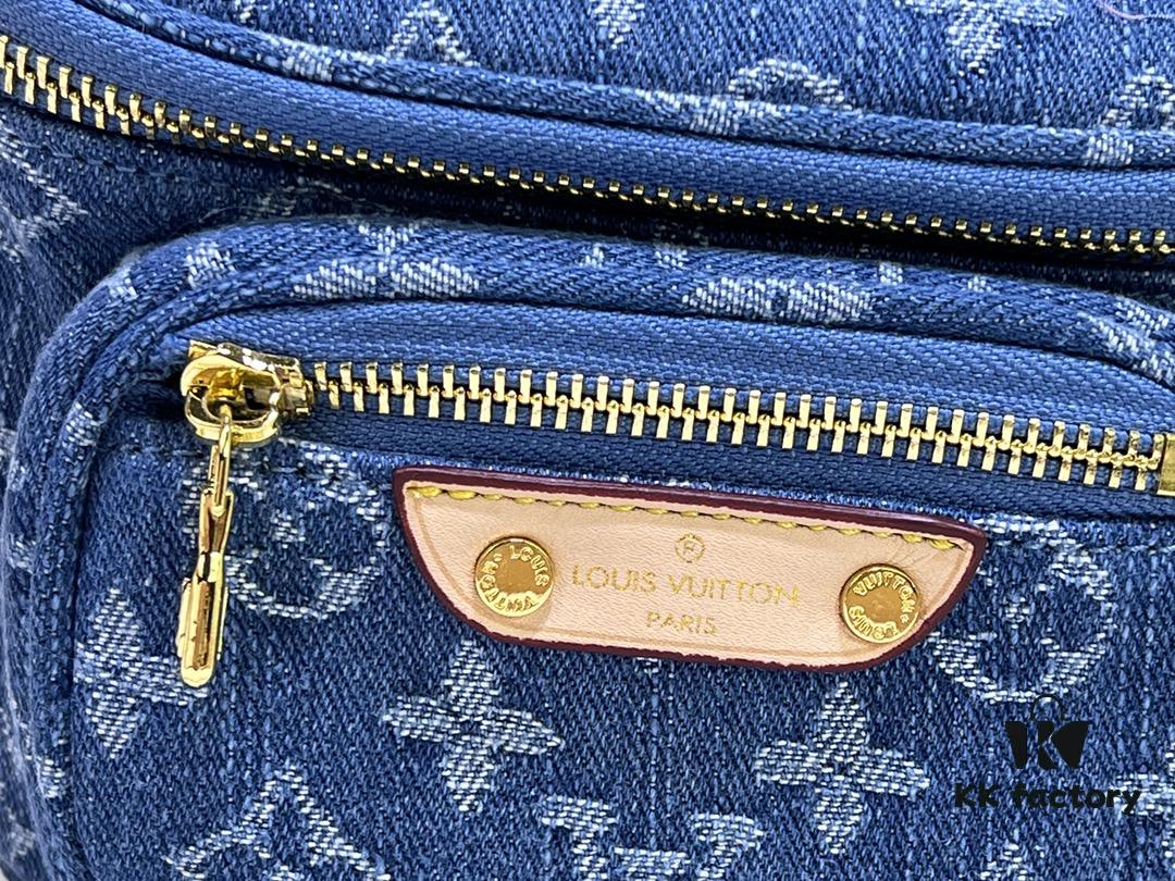 69305a05f09edb6de4c4f9b9 M83353 Mini Bumbag in Denim Monogram