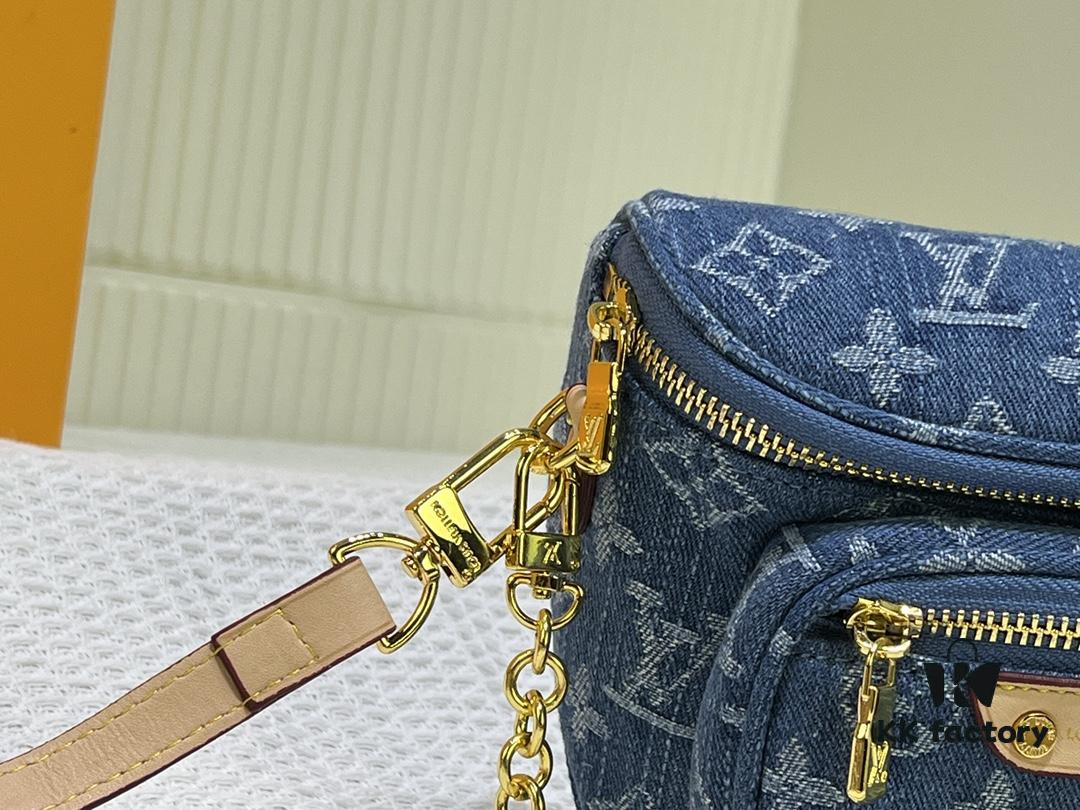 69305a05f09edb6de4c4f9bb M83353 Mini Bumbag in Denim Monogram