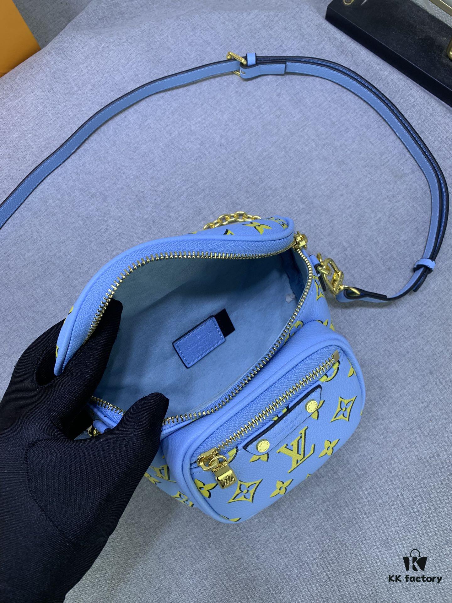 69305a10f09edb6de4c4f9d0 Upgraded Original M46917 M82335 M82347 Mini Bumbag from LV Gradient Collection