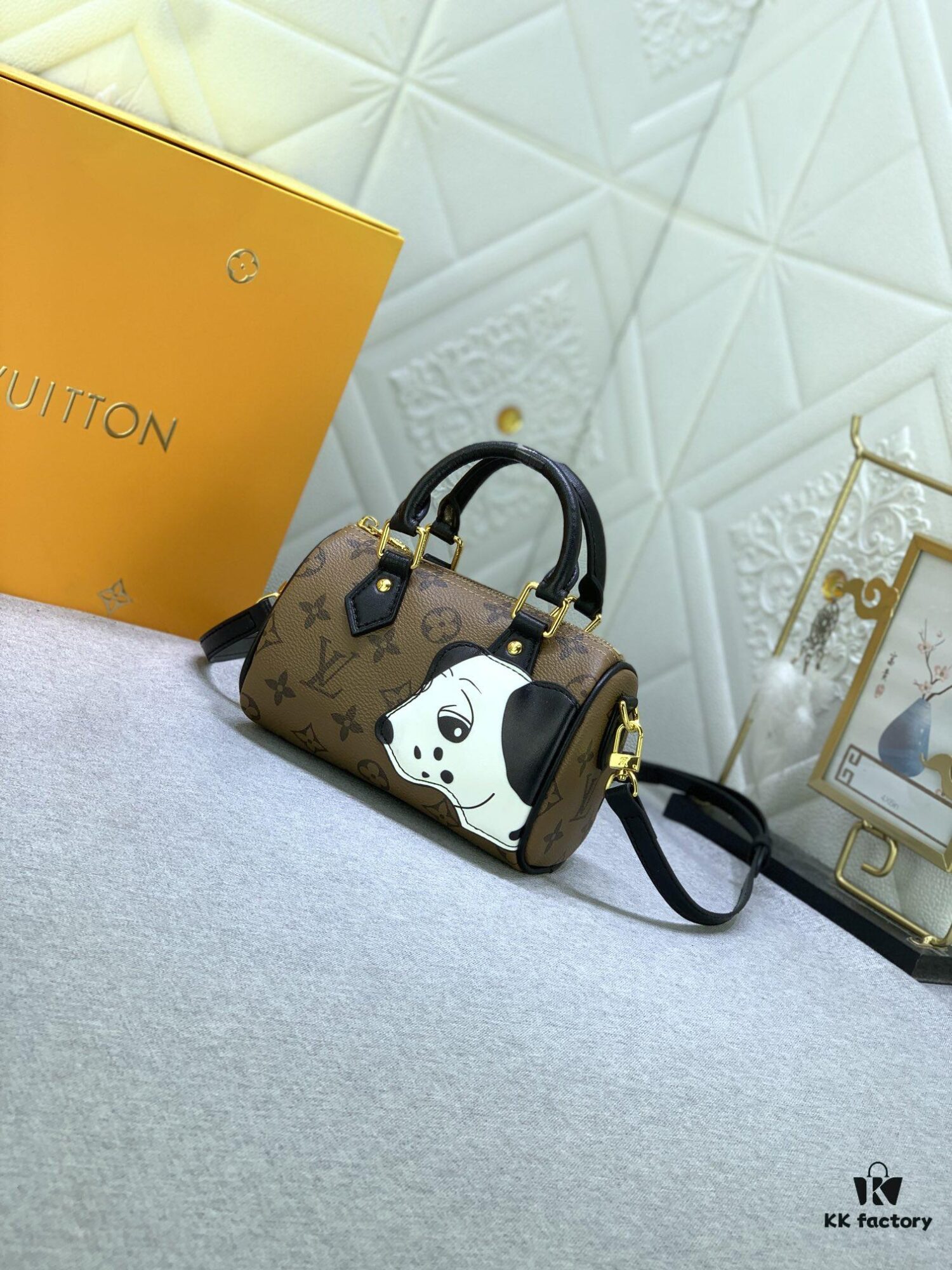 69305a19f09edb6de4c4f9db Upgraded Original M83688 M81085 Nano Speedy Bag by Artist Sun Yitian in Collaboration with Nicolas Ghesquière