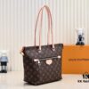 Authentic Louis Vuitton M42267 Multifunctional Shoulder Bag in Monogram Canvas, Dual-Sided Color-Changing Yellow Leather, Large and Small Sizes Available
