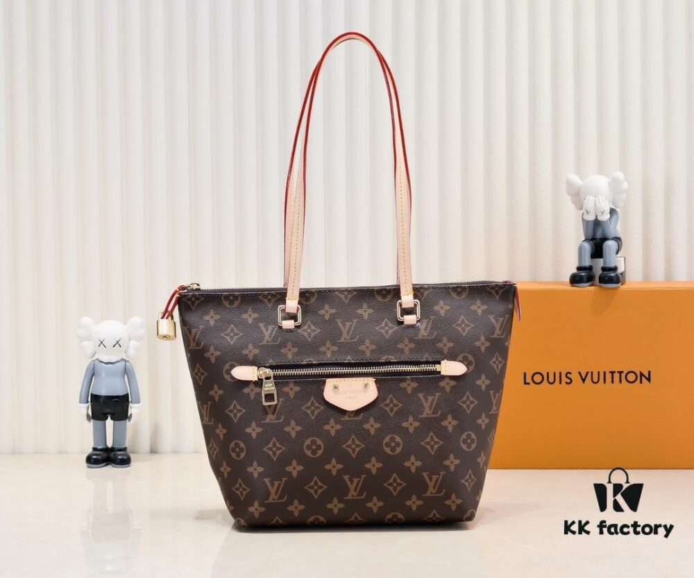 69305a2bf09edb6de4c4f9f7 Authentic Louis Vuitton M42267 Multifunctional Shoulder Bag in Monogram Canvas, Dual-Sided Color-Changing Yellow Leather, Large and Small Sizes Available