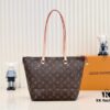 Authentic Louis Vuitton M42267 Multifunctional Shoulder Bag in Monogram Canvas, Dual-Sided Color-Changing Yellow Leather, Large and Small Sizes Available
